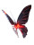 Luminous Butterfly Vinyl Car Decal Sticker – Waterproof & UV-Resistant 8"