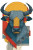 Bauhaus Bull Emblem Vinyl Car Decal Sticker – Waterproof & UV-Resistant 8"