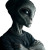 Alien Hybrid Gazing Vinyl Car Decal Sticker – Waterproof & UV-Resistant 8"