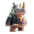 Stylish Rhino Character Vinyl Car Decal Sticker – Waterproof & UV-Resistant 8"