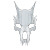 Wolf Skull Logo Vinyl Car Decal Sticker – Waterproof & UV-Resistant 8"