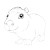 Cute Capybara Coloring Vinyl Car Decal Sticker – Waterproof & UV-Resistant 8"