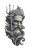 Poseidon Tattoo Design V6 Vinyl Car Decal Sticker – Waterproof & UV-Resistant 8"