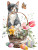 Easter Kitten Basket Vinyl Car Decal Sticker – Waterproof & UV-Resistant 8"