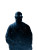 Silhouette In Blueprint Vinyl Car Decal Sticker – Waterproof & UV-Resistant 8"