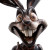 Glossy Chocolate Bunny Vinyl Car Decal Sticker – Waterproof & UV-Resistant 8"
