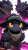 Cute Witch Familiars Vinyl Car Decal Sticker – Waterproof & UV-Resistant 8"