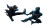 Shiba Vs Robot Vinyl Car Decal Sticker – Waterproof & UV-Resistant 8"