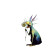 Horror Killer Rabbit Vinyl Car Decal Sticker – Waterproof & UV-Resistant 8"