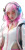 Cyberpunk Girl Portrait V3 Vinyl Car Decal Sticker – Waterproof & UV-Resistant 8"
