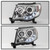 Enhance Your Toyota Tacoma 2005-2010 | Spyder Halogen Headlight Set | Clear Lens, Chrome Housing | 2pc