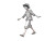 Luffy On Rope Vinyl Car Decal Sticker – Waterproof & UV-Resistant 8"