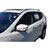 Fits 2014-2020 Nissan Rogue TrailFX Rainguard 4827H TFX 4-PC Window Vents; Low Profile; Tape-On; Smoke; Acrylic; Set of 4