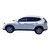 Fits 2014-2020 Nissan Rogue TrailFX Rainguard 4827H TFX 4-PC Window Vents; Low Profile; Tape-On; Smoke; Acrylic; Set of 4