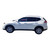 Fits 2014-2020 Nissan Rogue TrailFX Rainguard 4827H TFX 4-PC Window Vents; Low Profile; Tape-On; Smoke; Acrylic; Set of 4