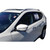 Fits 2014-2020 Nissan Rogue TrailFX Rainguard 4827H TFX 4-PC Window Vents; Low Profile; Tape-On; Smoke; Acrylic; Set of 4
