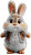Cute 3D Rabbit V4 Vinyl Car Decal Sticker – Waterproof & UV-Resistant 8"