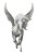 Pegasus Tattoo Design Vinyl Car Decal Sticker – Waterproof & UV-Resistant 8"