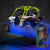 XK Glow Underbody Light Kit XK-ROCK-ADV-DM XKchrome; Under Body Mount; LED; Over 16 Million Colors With Amber Turn Signal Function; Clear Lens; 6 Watts Per Light Pod; 8 Light Pods; With Dual-Mode Dash Mount Controller