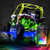 XK Glow Underbody Light Kit XK-ROCK-ADV-DM XKchrome; Under Body Mount; LED; Over 16 Million Colors With Amber Turn Signal Function; Clear Lens; 6 Watts Per Light Pod; 8 Light Pods; With Dual-Mode Dash Mount Controller