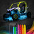 XK Glow Underbody Light Kit XK-ROCK-ADV-DM XKchrome; Under Body Mount; LED; Over 16 Million Colors With Amber Turn Signal Function; Clear Lens; 6 Watts Per Light Pod; 8 Light Pods; With Dual-Mode Dash Mount Controller