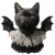 Gothic Vampire Cat Vinyl Car Decal Sticker – Waterproof & UV-Resistant 8"
