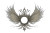 Tribal Wing Logo Vinyl Car Decal Sticker – Waterproof & UV-Resistant 8"