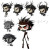 Hou Yi Character Vinyl Car Decal Sticker – Waterproof & UV-Resistant 8"