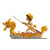 Dragon Boat Warrior Vinyl Car Decal Sticker – Waterproof & UV-Resistant 8"