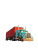 Cartoon Curtainsider Truck Vinyl Car Decal Sticker – Waterproof & UV-Resistant 8"