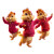Dancing Chipmunks Vinyl Car Decal Sticker – Waterproof & UV-Resistant 8"