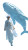 Techno-Monk Skywalk Vinyl Car Decal Sticker – Waterproof & UV-Resistant 8"