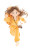Running Girl With Camera Vinyl Car Decal Sticker – Waterproof & UV-Resistant 8"