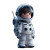 Cute Astronaut Boy V2 Vinyl Car Decal Sticker – Waterproof & UV-Resistant 8"