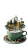 Floating Landscape Teacup Vinyl Car Decal Sticker – Waterproof & UV-Resistant 8"