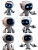 White Robot Close-Ups Vinyl Car Decal Sticker – Waterproof & UV-Resistant 8"