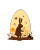 Easter Egg Bunny V2 Vinyl Car Decal Sticker – Waterproof & UV-Resistant 8"
