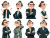 Korean Man Suit Vinyl Car Decal Sticker – Waterproof & UV-Resistant 8"