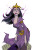 Grumpy Liliana Crown Vinyl Car Decal Sticker – Waterproof & UV-Resistant 8"