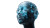 Holographic Neural Scanner Vinyl Car Decal Sticker – Waterproof & UV-Resistant 8"
