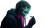 Insane Cyberpunk Smoker Vinyl Car Decal Sticker – Waterproof & UV-Resistant 8"