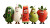 Cheerful Cartoon Fruits Vinyl Car Decal Sticker – Waterproof & UV-Resistant 8"