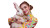 Colorful Fashion Portrait Vinyl Car Decal Sticker – Waterproof & UV-Resistant 8"
