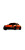 Orange Porsche 911 Vinyl Car Decal Sticker – Waterproof & UV-Resistant 8"