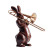 Evil Chocolate Bunny Vinyl Car Decal Sticker – Waterproof & UV-Resistant 8"