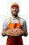 Pizza Chef Smiling Vinyl Car Decal Sticker – Waterproof & UV-Resistant 8"