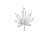 Pot Leaf Logo Vinyl Car Decal Sticker – Waterproof & UV-Resistant 8"
