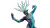 Futuristic Mythological Deity V2 Vinyl Car Decal Sticker – Waterproof & UV-Resistant 8"
