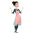 Happy Medical Woman Vinyl Car Decal Sticker – Waterproof & UV-Resistant 8"