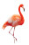 Pink Flamingo Art Vinyl Car Decal Sticker – Waterproof & UV-Resistant 8"